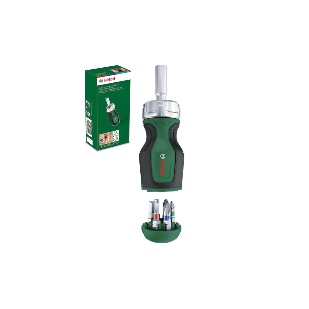 Набір викруток Bosch з тріскачко 6 насадок (1.600.A02.7PN) - изображение 6