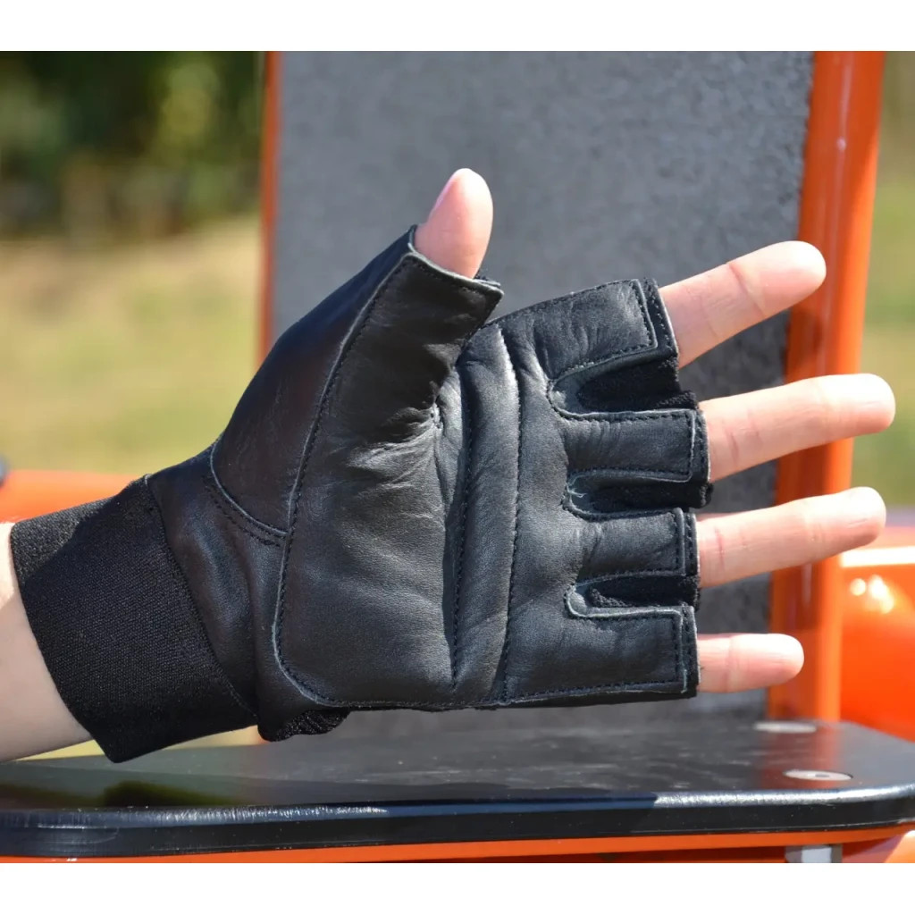Рукавички для фітнесу MadMax MFG-248 Clasic Exclusive Black L (MFG-248-Black_L) - зображення 3
