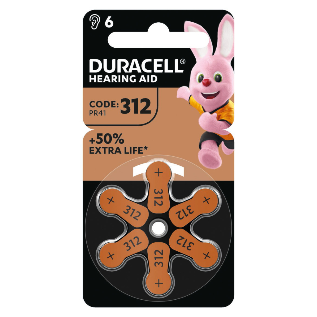 Батарейка Duracell PR41 / 312 * 6 (5007516/5011449) - изображение 2