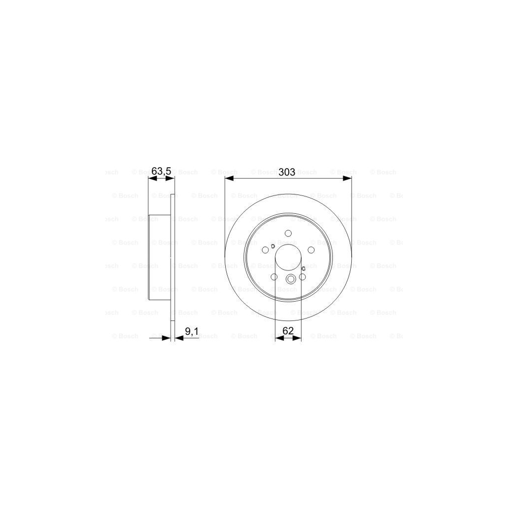 Гальмівний диск Bosch 0 986 479 338 - зображення 5