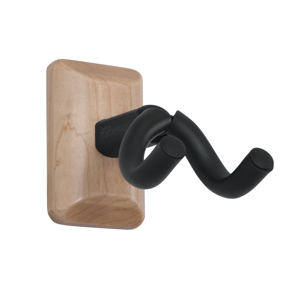 Тримач для гітари Gator Frameworks Wall Mount Ukulele / Mandolin Hanger Maple (GFW-UKE-HNGRMPL) - изображение 1
