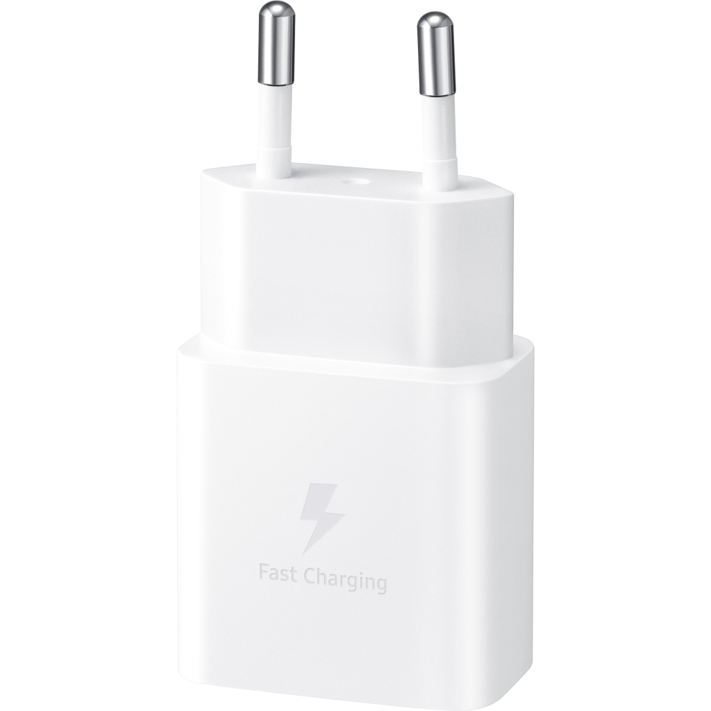 Зарядний пристрій Samsung 15W Power Adapter (w C to C Cable) White (EP-T1510XWEGRU) - зображення 1