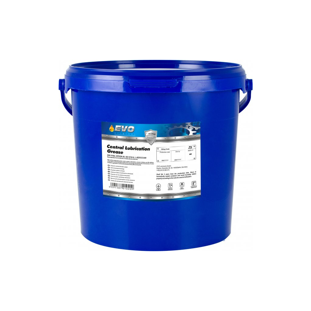 Мастило автомобільне EVO Central Lubrication Grease 5KG (CENTRAL GREASE 5KG) - зображення 1