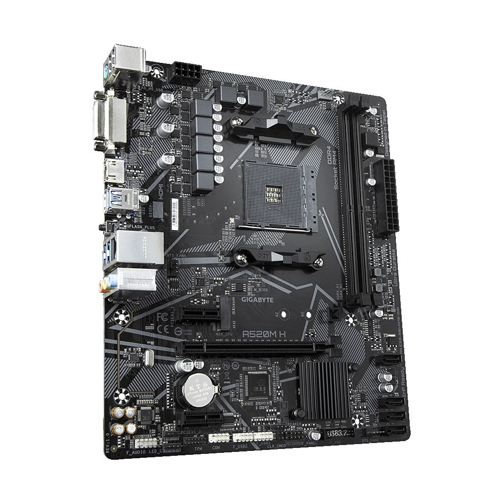 Материнська плата GIGABYTE A520M H - зображення 3