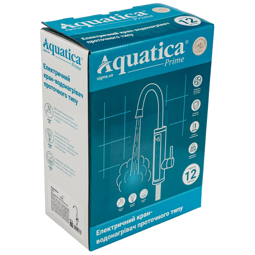 Проточний водонагрівач AQUATICA s96 3.3кВт для кухн (9796133) - зображення 11