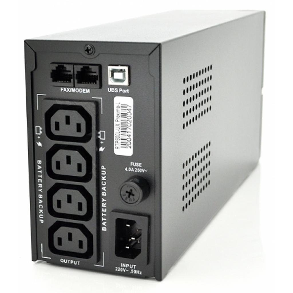 Пристрій безперебійного живлення Ritar RTP850L-UX-IEC - зображення 2
