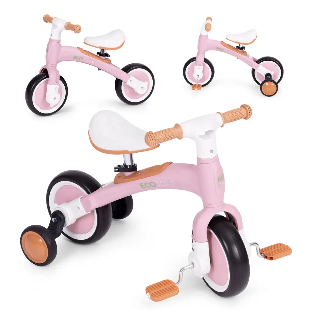 Біговел Ecotoys Велосипед 3 в 1 Freedom Pink (LC-V1359 PINK) - зображення 9