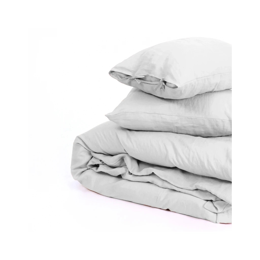 Постільна білизна MirSon Льон Natural Linen Beatrice 143x210х2 (2200008247799) - зображення 6