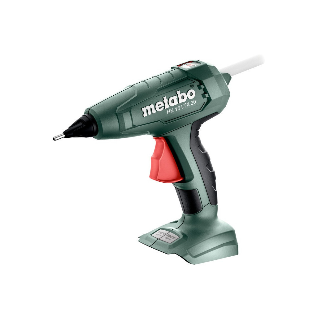 Клейовий пістолет Metabo HK 18 LTX 20, 18В, стрижні 11мм, подача 20г/хв (без АКБ та ЗП) (600797850) - зображення 1