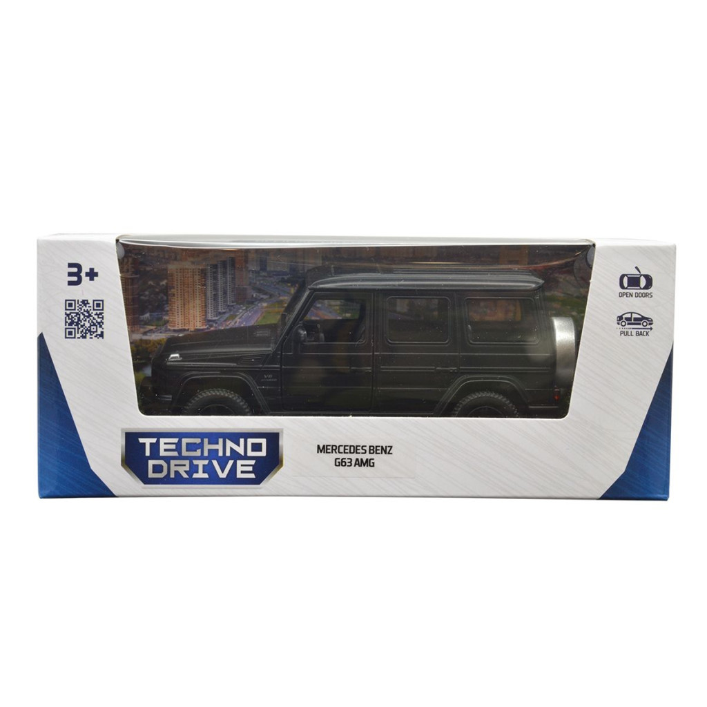 Машина TechnoDrive Mercedes Benz G63 AMG чорний (250347U) - зображення 2