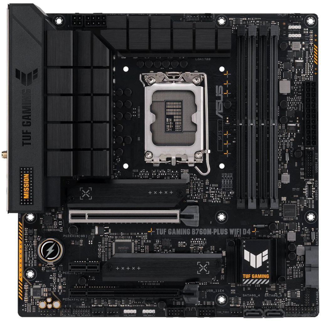Материнська плата ASUS TUF GAMING B760M-PLUS WIFI D4 - зображення 1