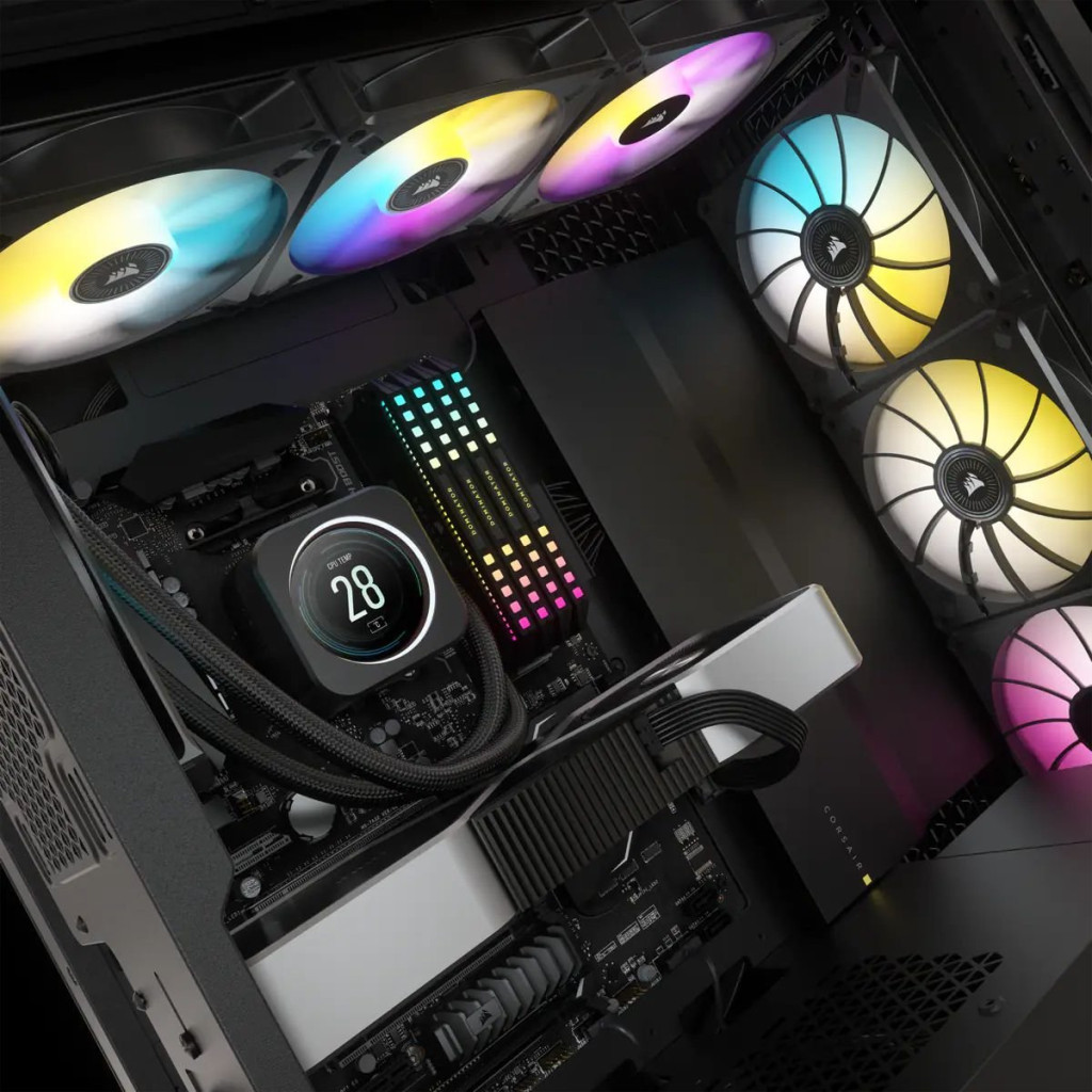 Система рідинного охолодження Corsair iCUE H170i Elite LCD Display (CW-9060063-WW) - зображення 10