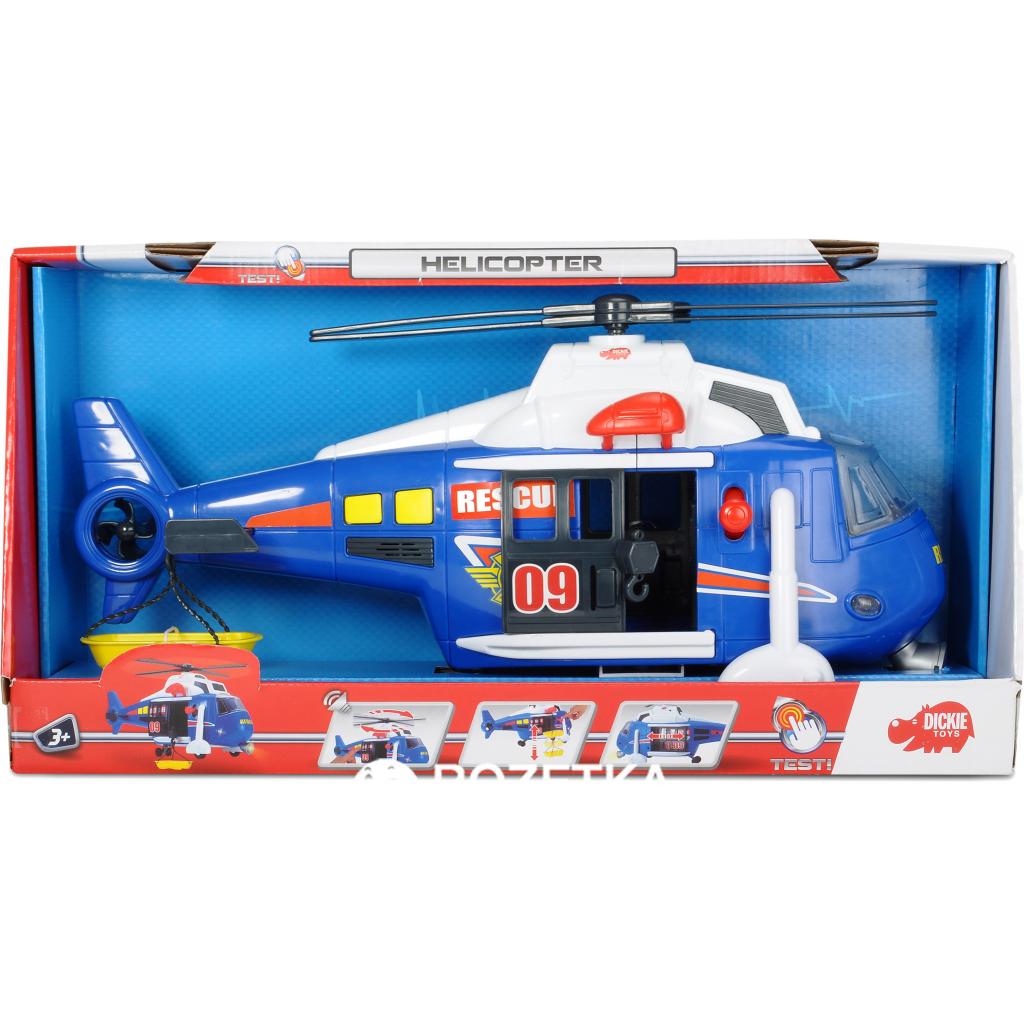 Спецтехніка Dickie Toys Гелікоптер Авіація з ношами (1137001) - зображення 4