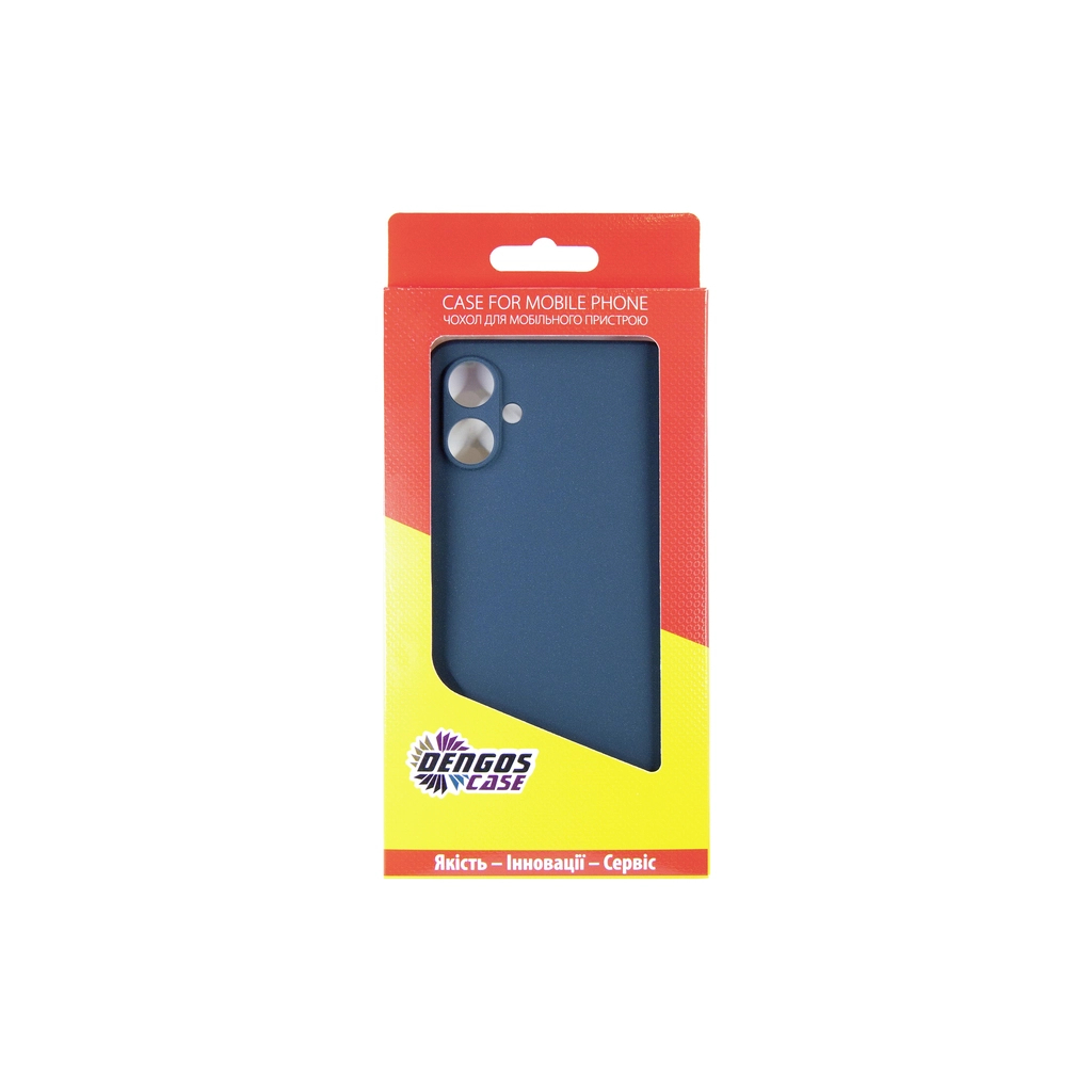 Чохол до мобільного телефона Dengos Kit Samsung Galaxy A06 Carbon + 2 pcs glass (Blue) (DG-CTG2P-06) - зображення 4