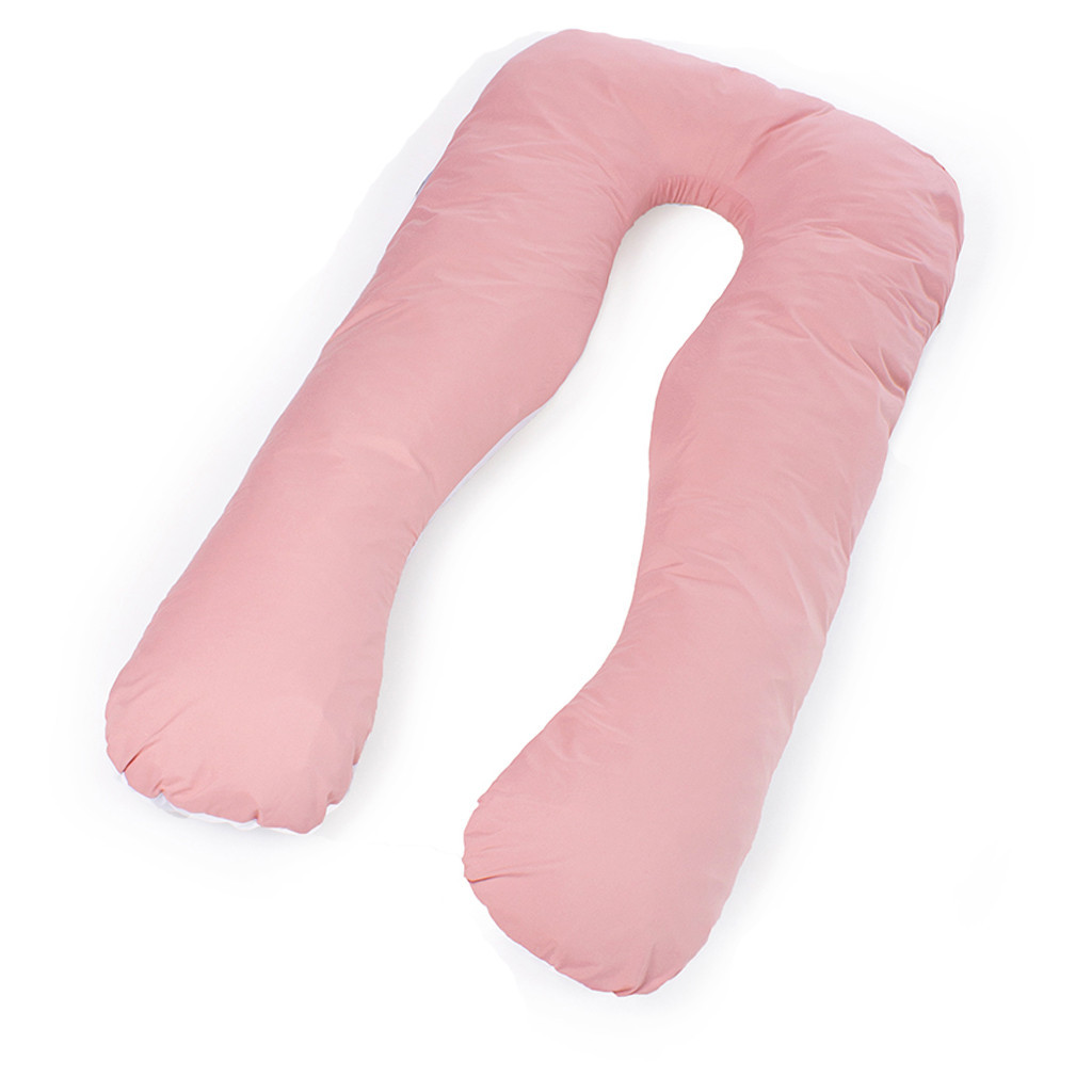 Подушка MirSon для вагітних та відпочинку Eco Line №8032 U-подібна White-Coral (2200006185079) - изображение 1