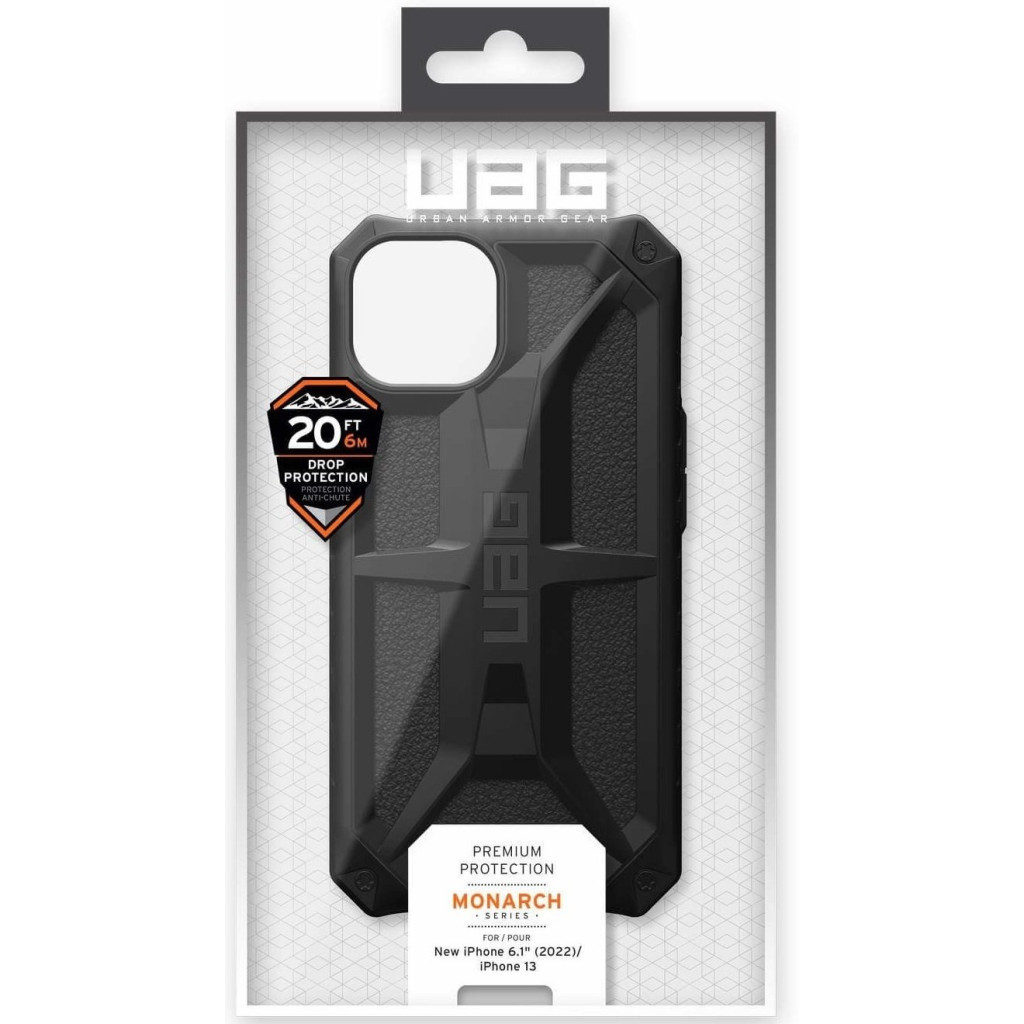 Чохол до мобільного телефона UAG Apple iPhone 14 Monarch, Black (114032114040) - зображення 11