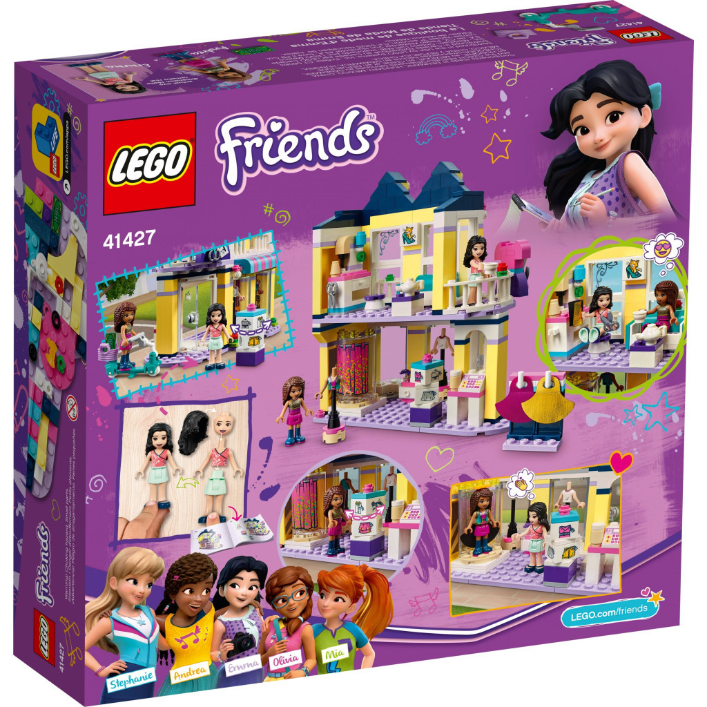 Конструктор LEGO Friends Модний бутік Емми 343 деталі (41427) - зображення 5