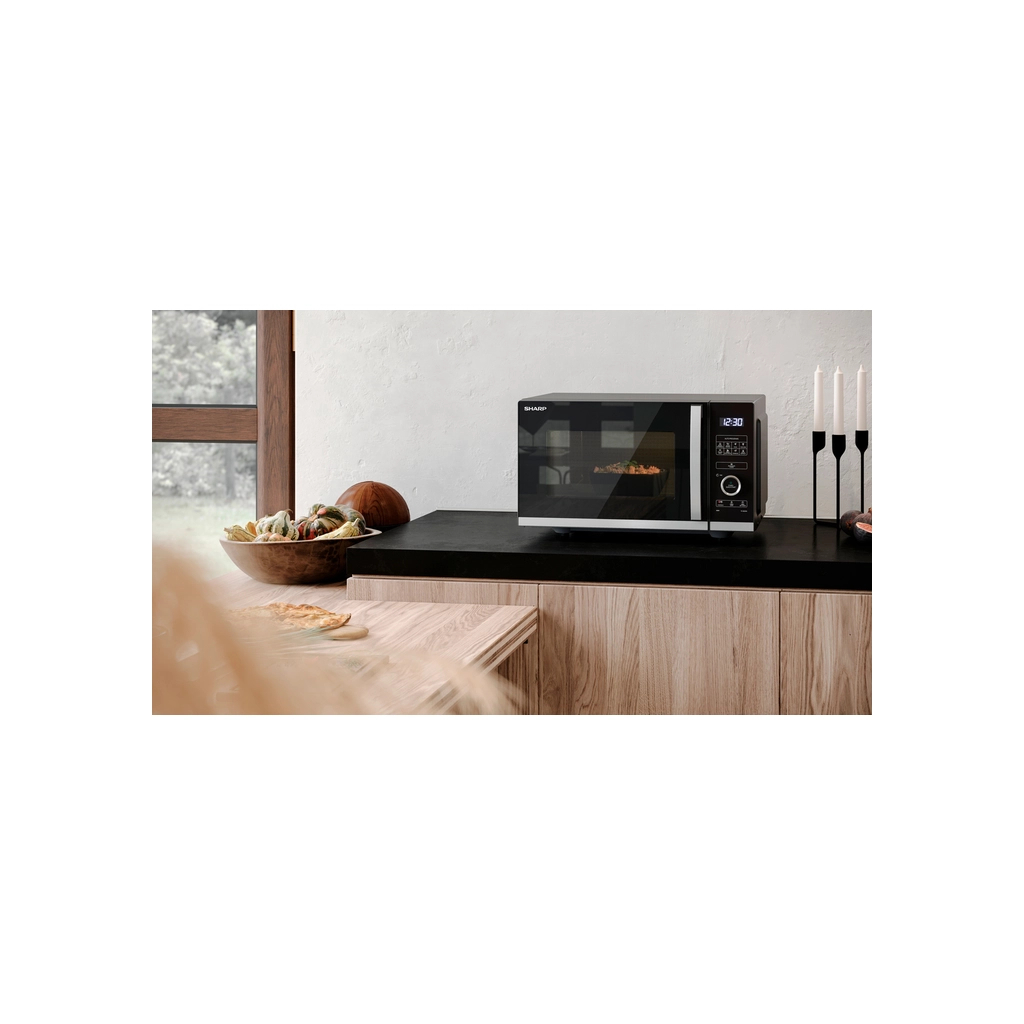 Мікрохвильова піч Sharp YC-QS254AE-B - зображення 6