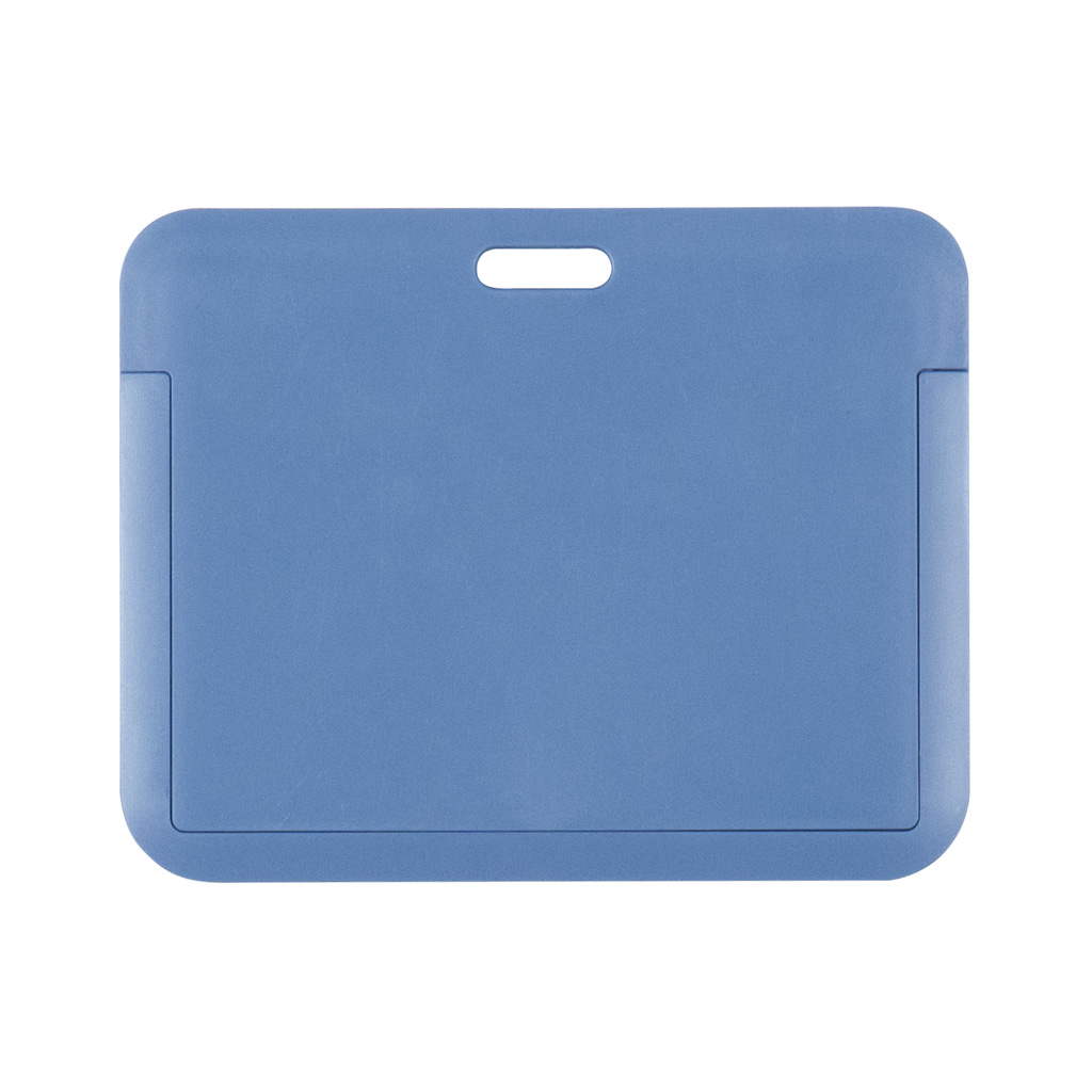 Бейдж Axent слайдер горизонтальний, 85х54мм , димчастий синій (4500H-02-A) - изображение 2