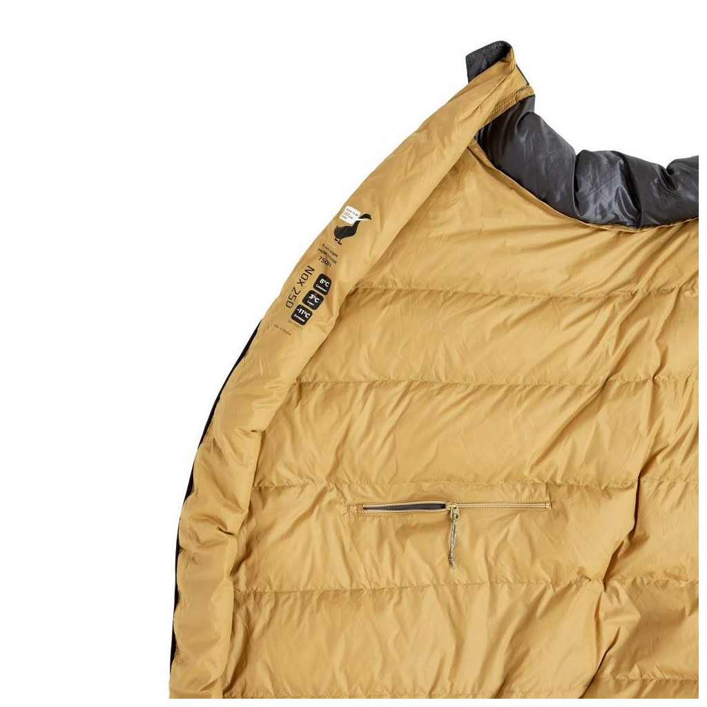 Спальний мішок Turbat Nox пуховий 250 grey 185 см (012.005.0180) - зображення 5