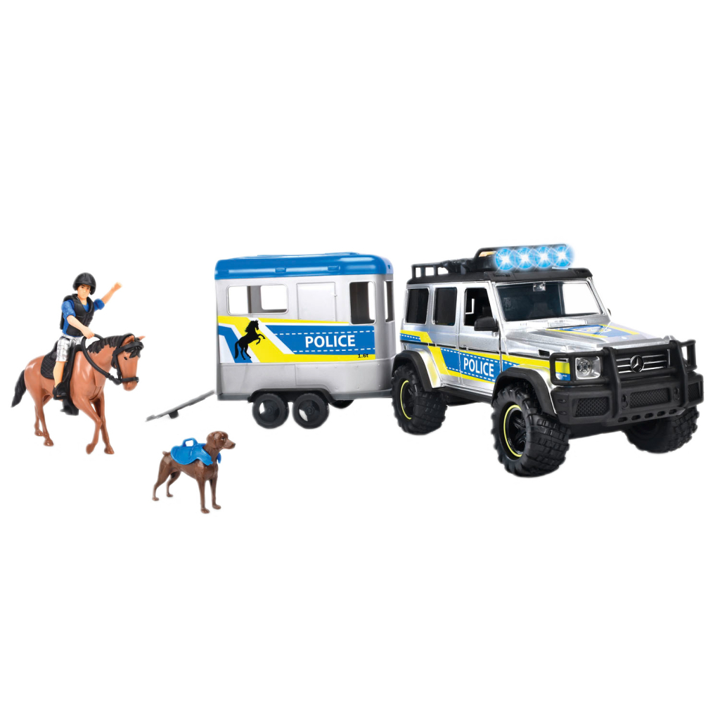 Спецтехніка Dickie Toys набір Поліція Перевезення коней (3717007) - зображення 1