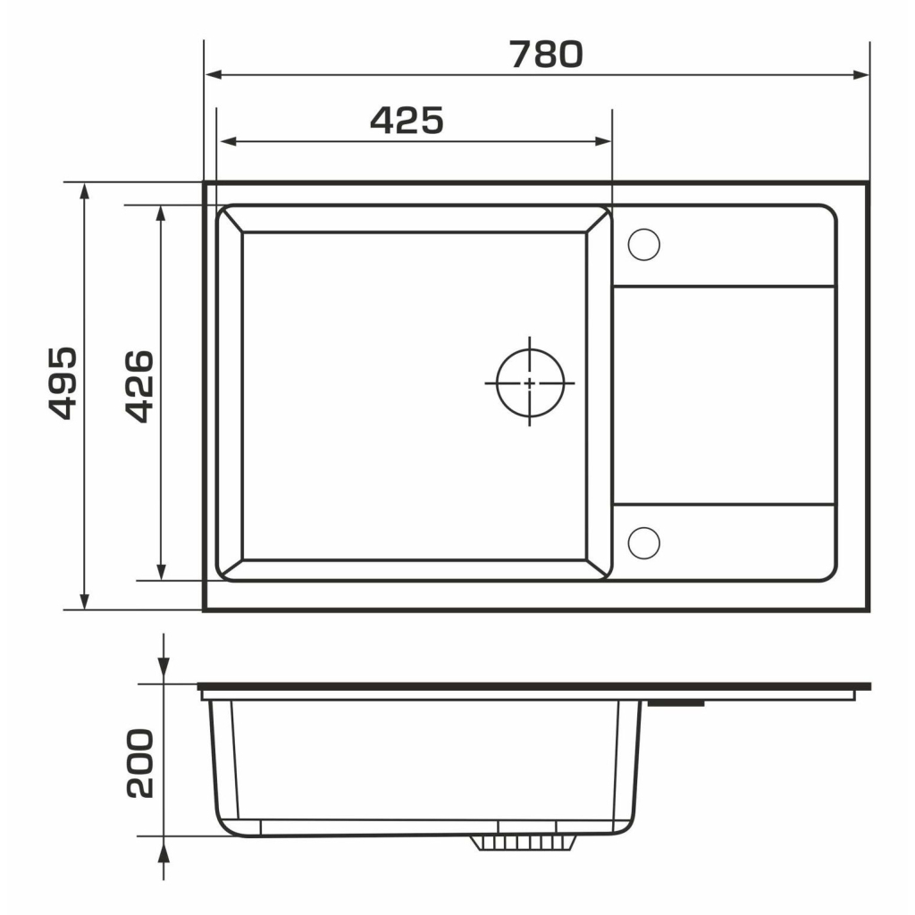 Мийка кухонна GRANADO Alicante ivory (gr2404) - зображення 6
