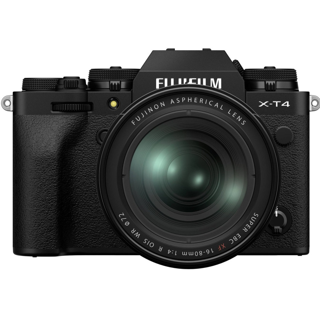 Цифровий фотоапарат Fujifilm X-T4 + XF 16-80 F4 Kit Black (16651277) - зображення 1