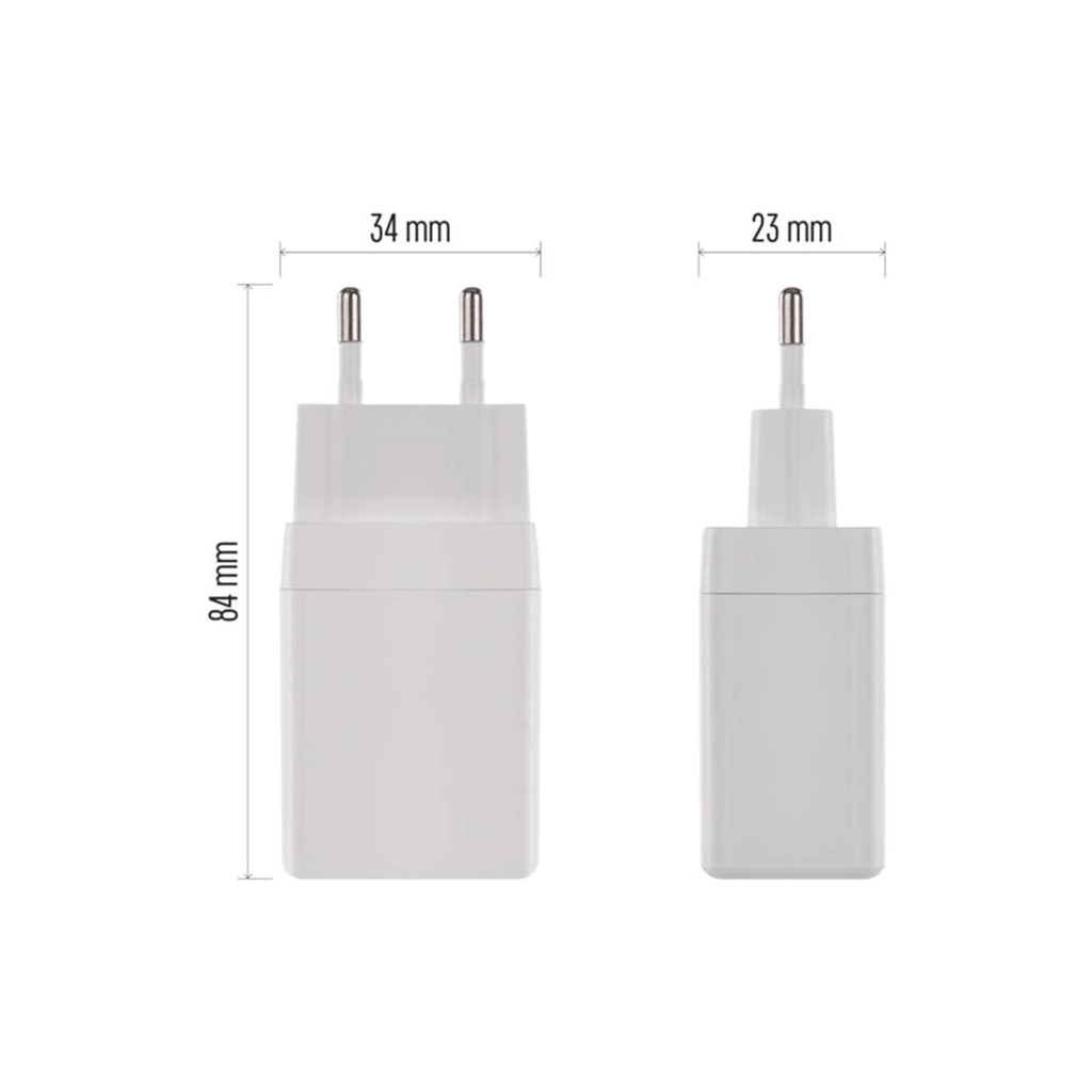 Зарядний пристрій EMOS V04G45 1xUSB-A + 1xUSB-C PD20W GaN (V04G45) - зображення 9