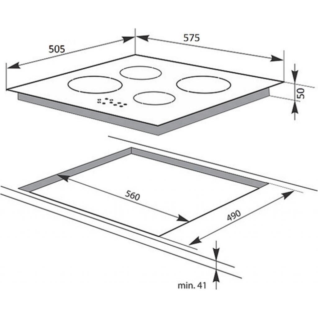 Варочна поверхня Hansa BHCI96306 - изображение 2