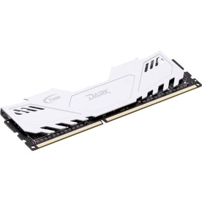 Модуль пам'яті для комп'ютера DDR3 4GB 1600 MHz Dark Series White Team (TDWED34G1600HC901) - зображення 1