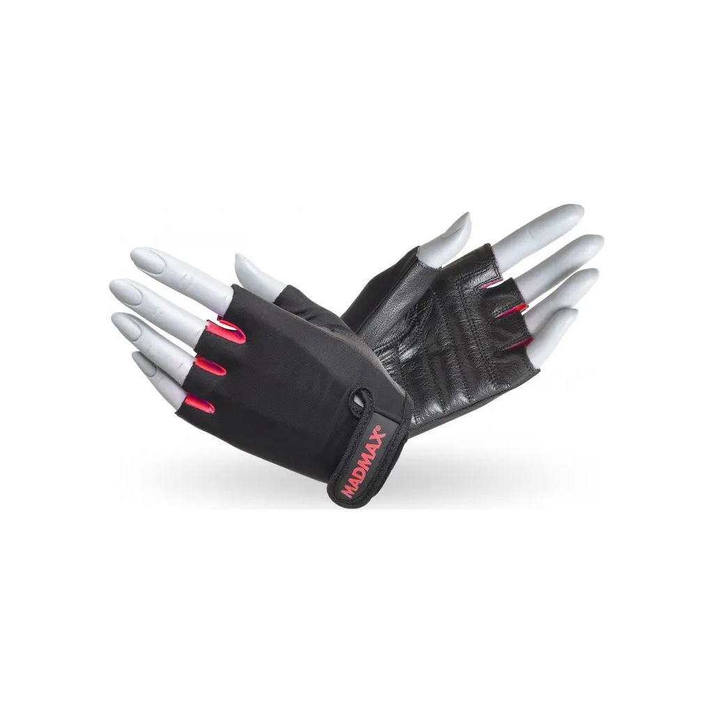Рукавички для фітнесу MadMax MFG-251 Rainbow Rubine Red XS (MFG-251-RED_XS) - зображення 1