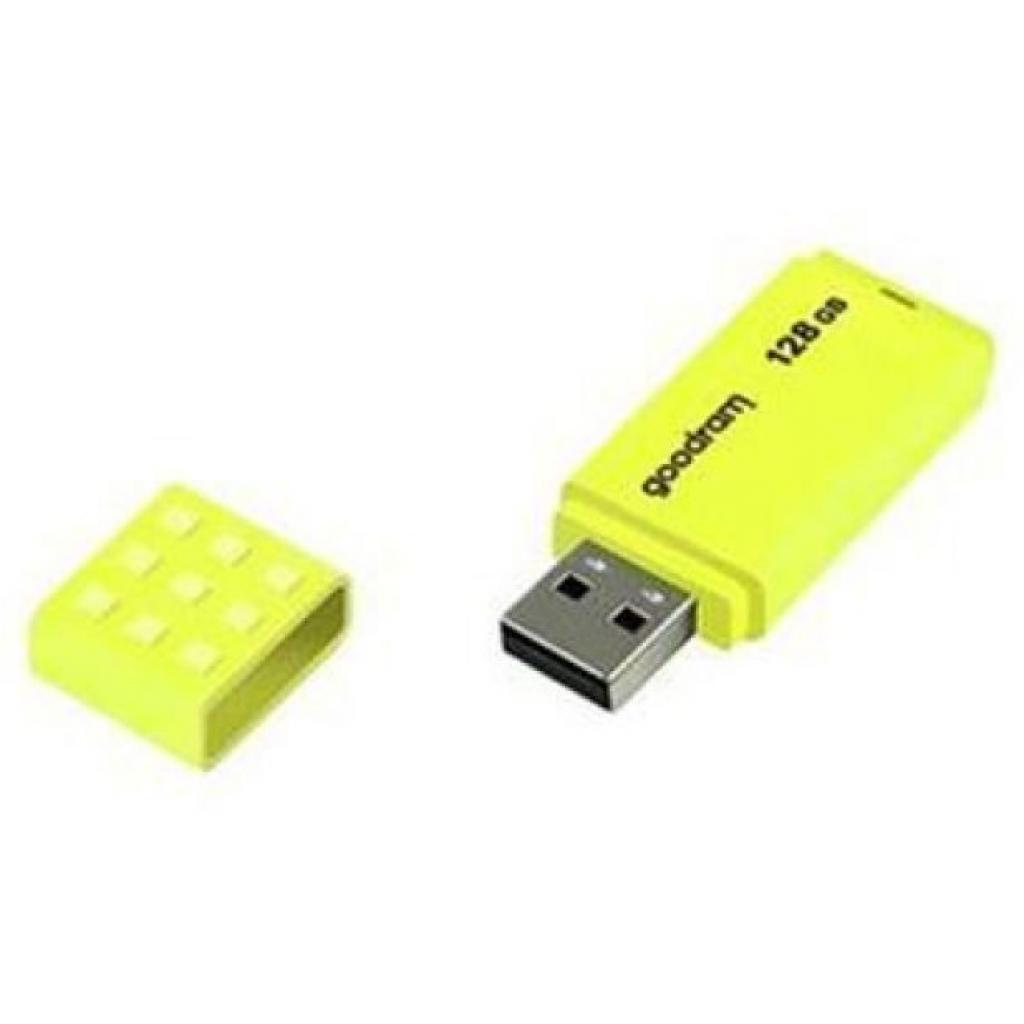 USB флеш накопичувач Goodram 128GB UME2 Yellow USB 2.0 (UME2-1280Y0R11) - зображення 2