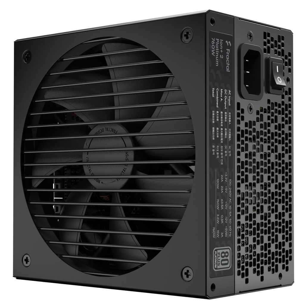 Блок живлення Fractal Design 760W Ion + 2 Platinum (FD-P-IA2P-760-EU) - изображение 1