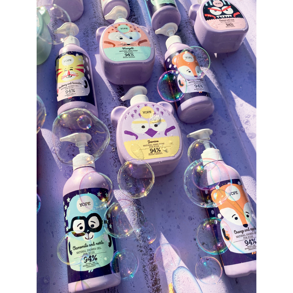 Дитячий гель для душу Yope Cranberry & Lavender, 400 мл (5900168908352) - зображення 4