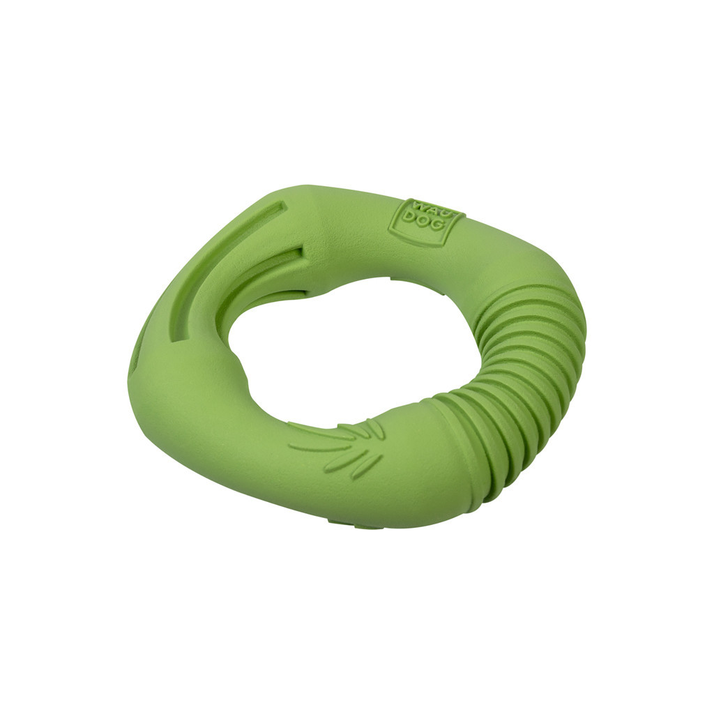 Іграшка для собак WAUDOG Fun Natural Кільце 12 см зелена (621218) - изображение 4