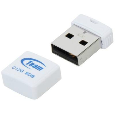 USB флеш накопичувач Team 8GB C12G White USB 2.0 (TC12G8GW01) - зображення 3