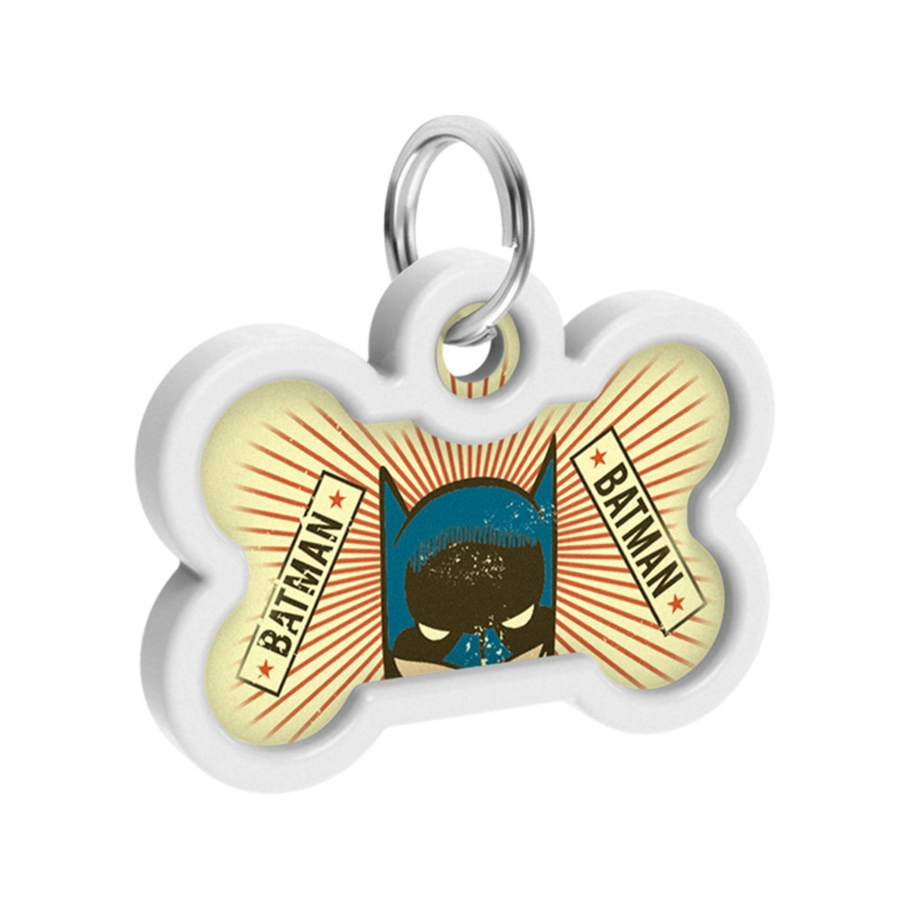 Адресник для тварин WAUDOG Smart ID з QR паспортом "Бетмен вінтаж", кістка 40х28 мм (0640-1008) - зображення 4