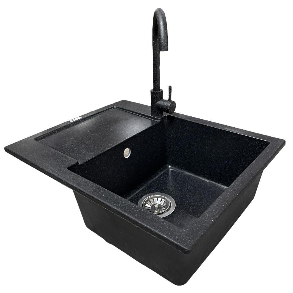 Мийка кухонна Adamant Minimal чорний (1824296102303) - зображення 3