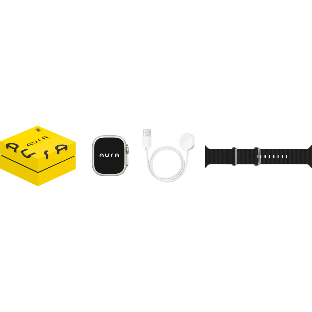 Смарт-годинник AURA X4 ProMax 53mm Black (SWAX453B) - зображення 4