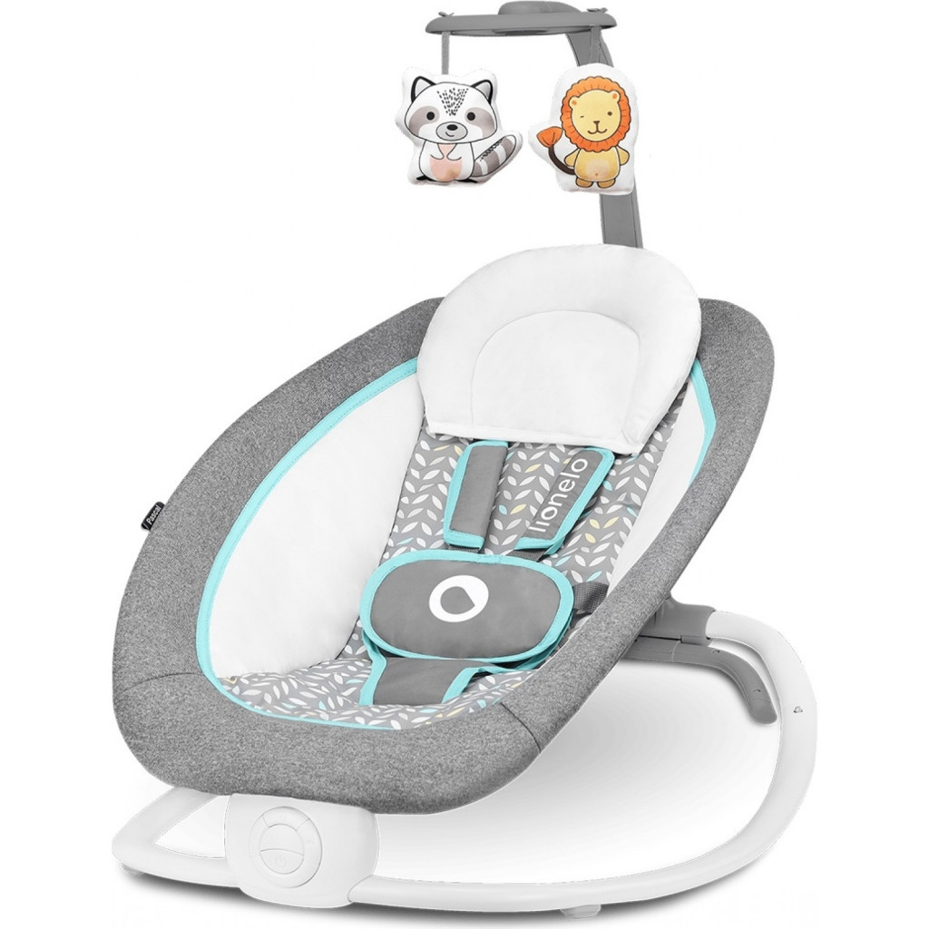 Крісло-гойдалка Lionelo Pascal Grey Scandi (LO-PASCAL GREY SCANDI) - зображення 1