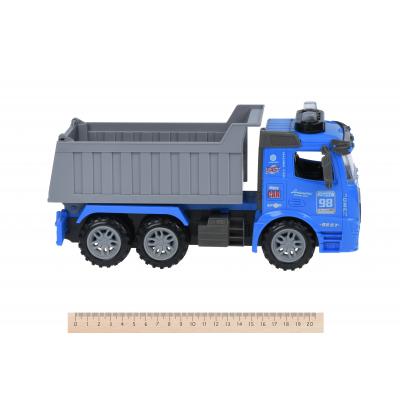 Спецтехніка Same Toy инерционный Truck Самосвал синий со светом и звуком (98-614AUt-2) - зображення 2