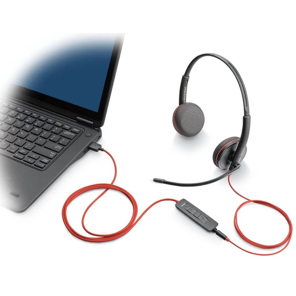 Навушники Poly Blackwire 3225 USB-A/C/+ 3.5mm (8X229AA) - зображення 2