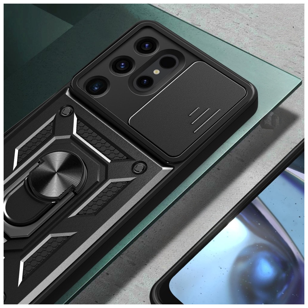 Чохол до мобільного телефона BeCover Military Samsung Galaxy S24 Ultra SM-S928 Black (710683) - зображення 5