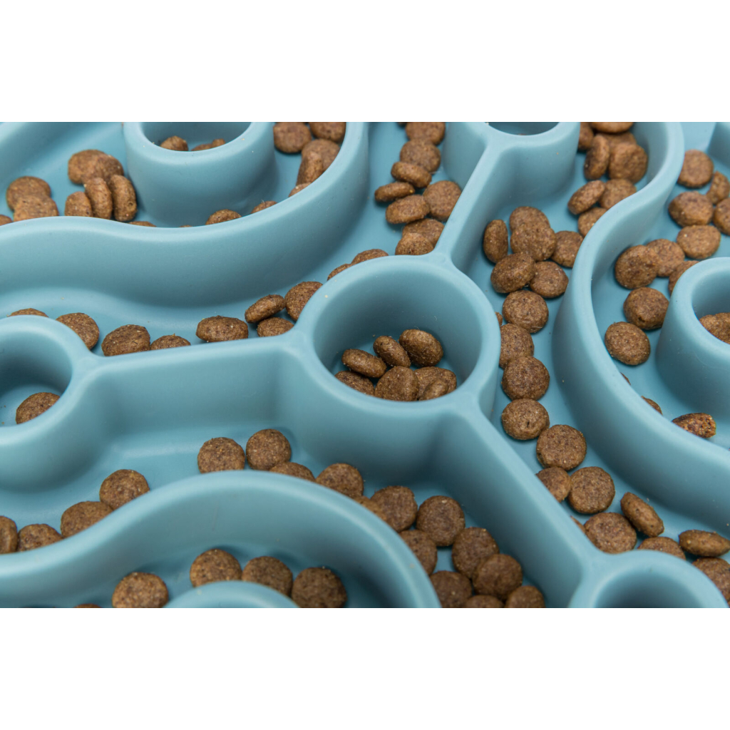 Посуд для собак Trixie Килимок Pillars Повільне годування d 28 см (блакитний) (4011905250373) - изображение 5
