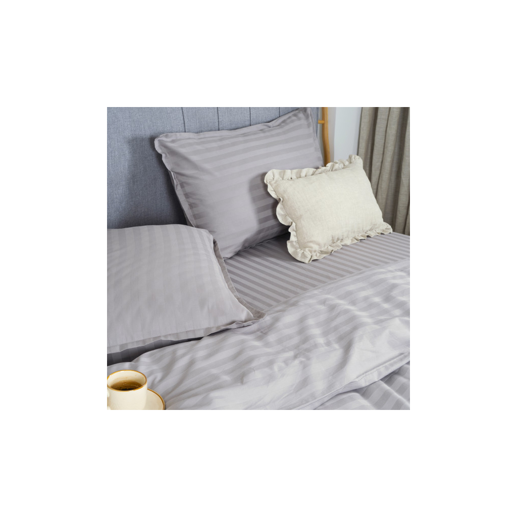 Постільна білизна Tiare 90 Сатин Страйп Кольоровий полуторний (90_Stripe_pl) - изображение 3