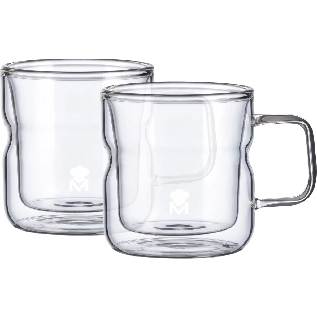 Набір чашок MasterPro Mixology з подвійними стінками 140 мл, 2 шт (BGMP-20208) - зображення 1