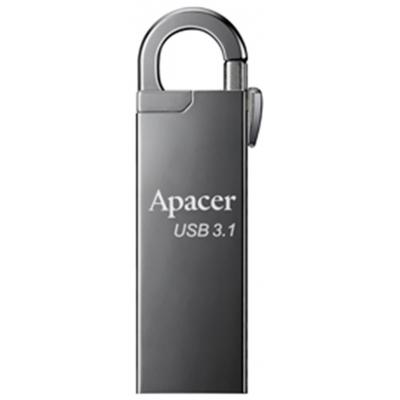 USB флеш накопичувач Apacer 64GB AH15A Ashy USB 3.1 (AP64GAH15AA-1) - зображення 1