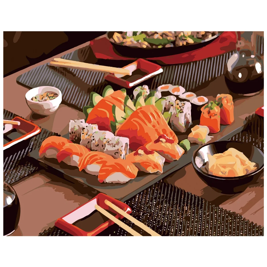 Картина по номерам Strateg Sushi time, 40х50 см (SY6069) - зображення 1