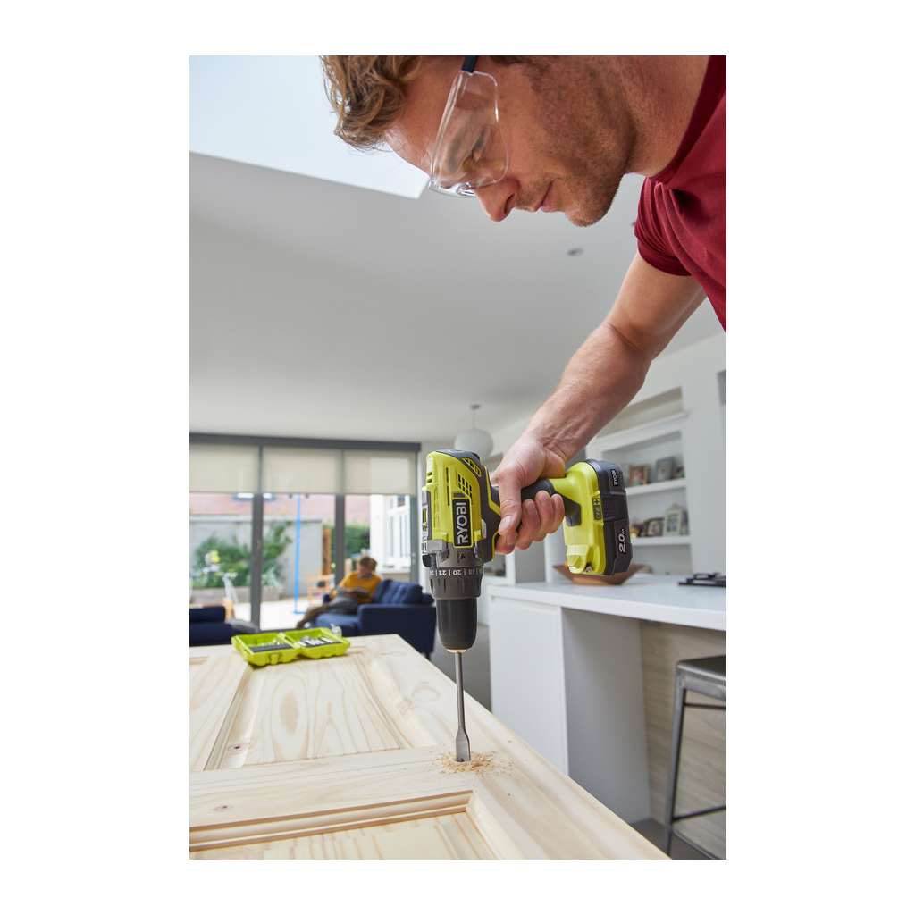 Шуруповерт Ryobi ONE+ R18PD3-220S 2х2.0 Ah,сумка (5133003342) - зображення 5