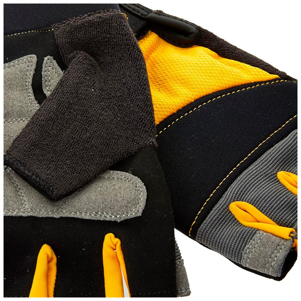 Захисні рукавиці DeWALT відкриті, розм. L/9, з накладками на долоні (DPG213L) - зображення 3